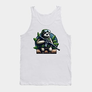 Tactical Sloth Tank Top